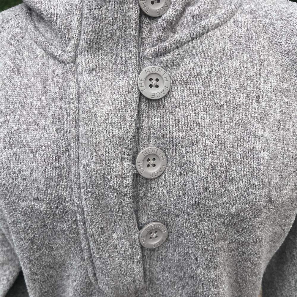 The North Face Gray Crescent Sunshine Button & Zip Hoodie - Picture 6 of 15